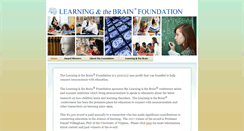 Desktop Screenshot of learningandthebrain.org